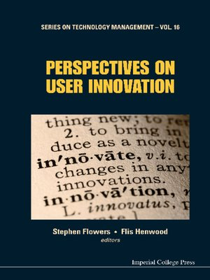 cover image of Perspectives On User Innovation